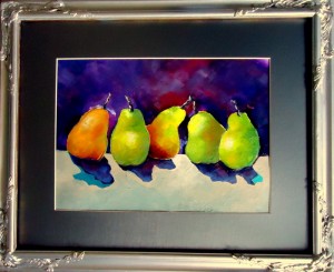 acrylic - 19x23 - beautifully framed in silver - contact artist for more information